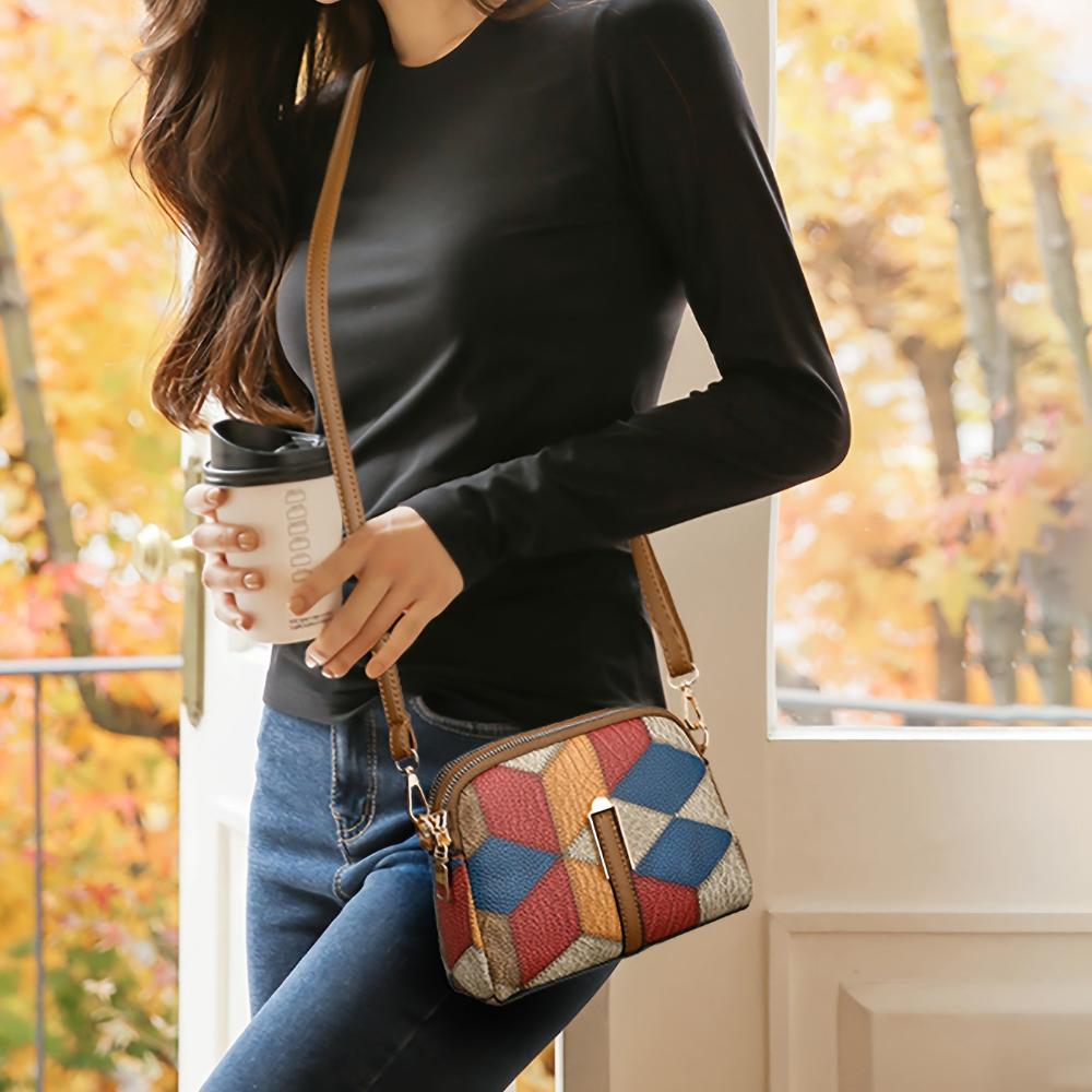 Clio - Mini Patchwork Crossbody Bag