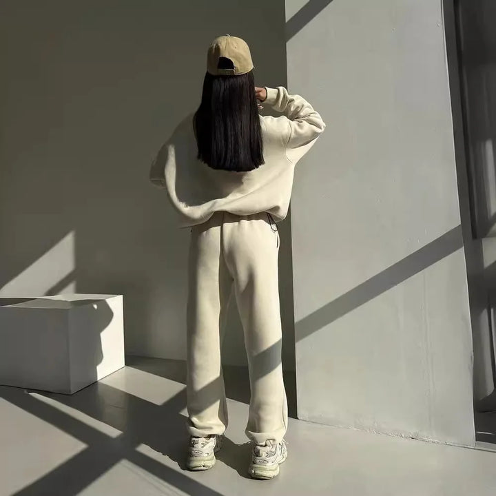 Senna -Sportieve loungeset met ritskraag