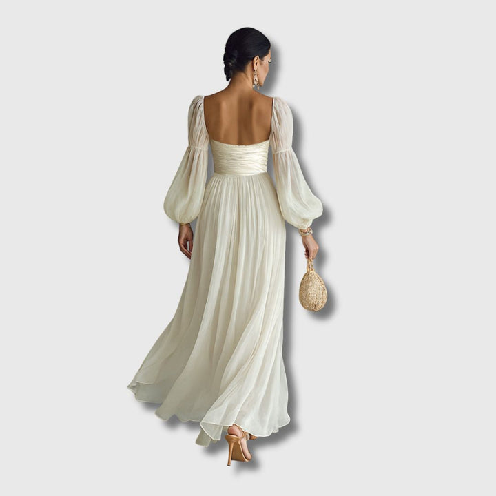 Danijela – Elegantna Haljina s Kvadratnim Izrezom