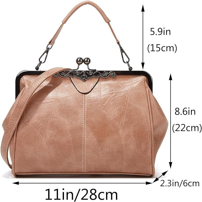 Mila - Vintage torba s elegantnom preklopnom kopčom