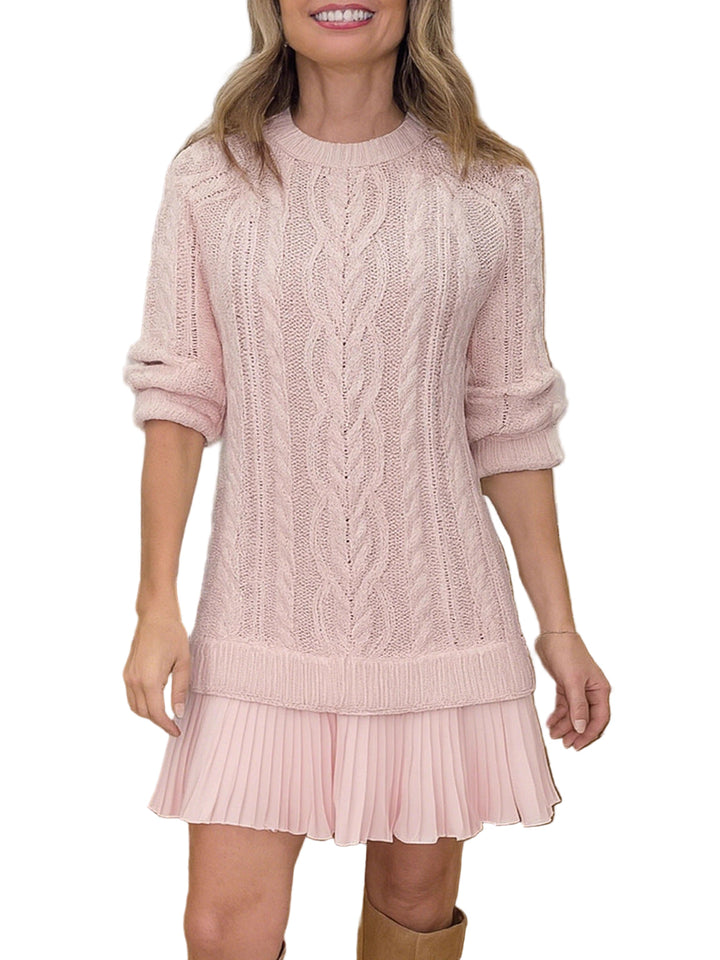 Nika - Kratka pletena haljina