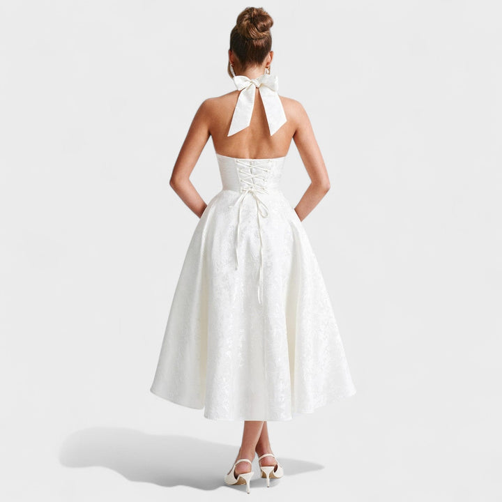 Julieta – Midi haljina s halter izrezom