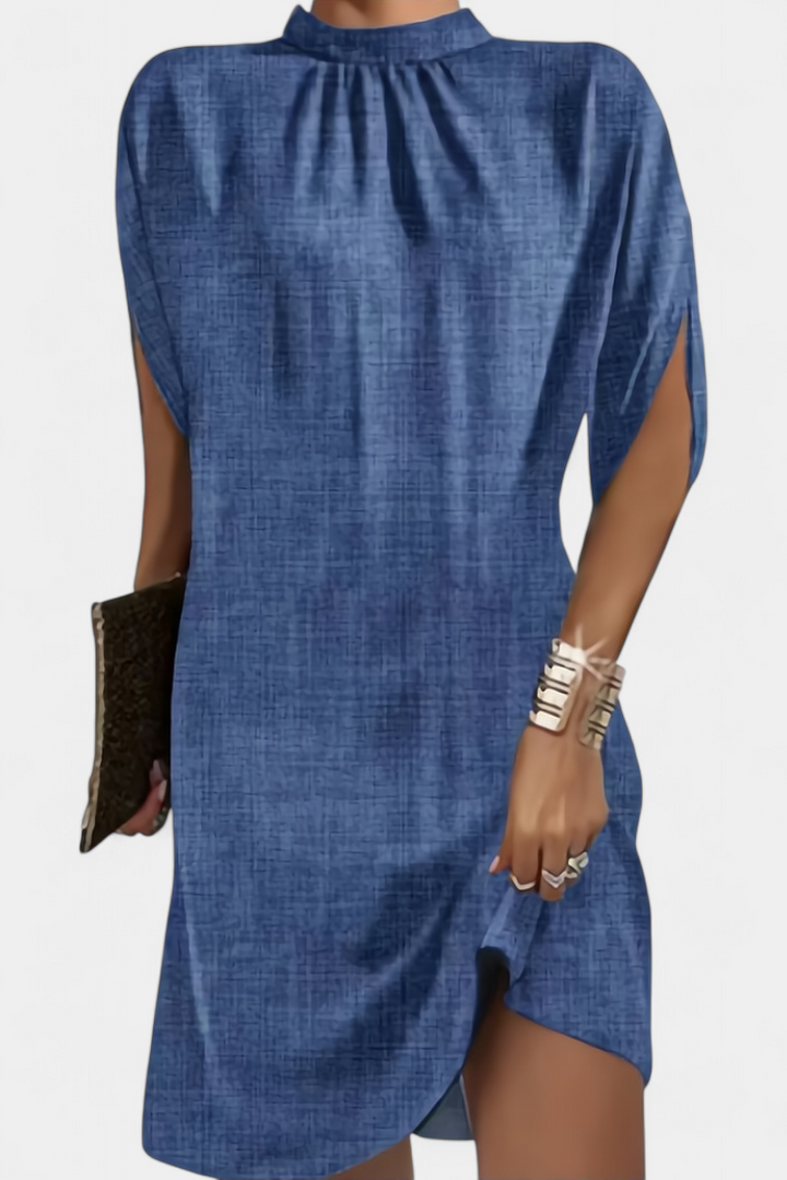 Ena Midi Haljina Bez Vremenskog Okvira s Okruglim Izrezom