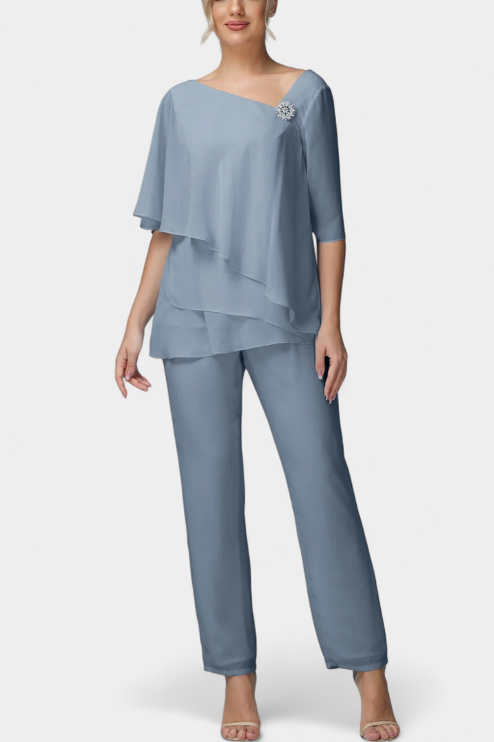 Lana Dvije Dijela s Ženskom Siluetom bez Napora