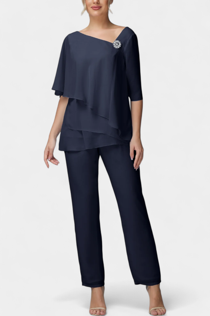 Lana Dvije Dijela s Ženskom Siluetom bez Napora