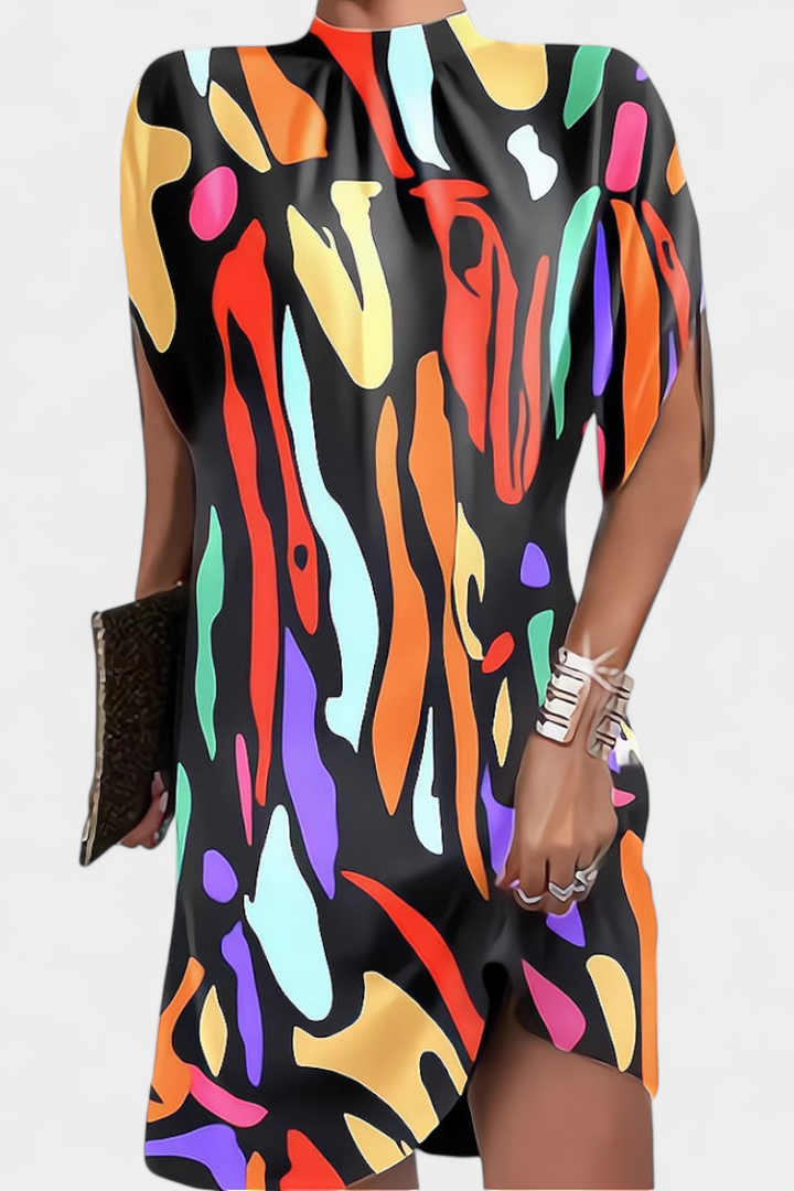 Ena Midi Haljina Bez Vremenskog Okvira s Okruglim Izrezom