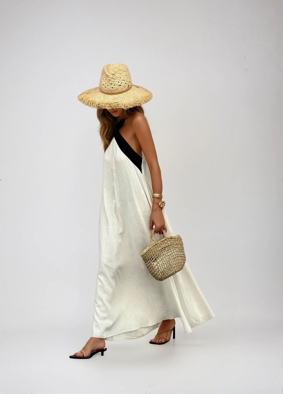 Nicole - Elegantna Haljina s Uvijenim Izrezom